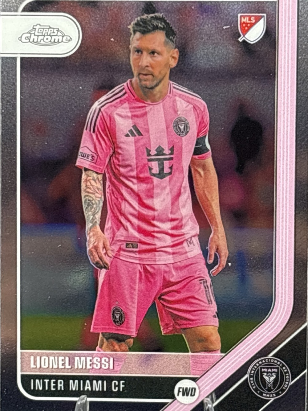 Topps Chrome Lionel Messi Soccer Trading Card - Inter Miami
